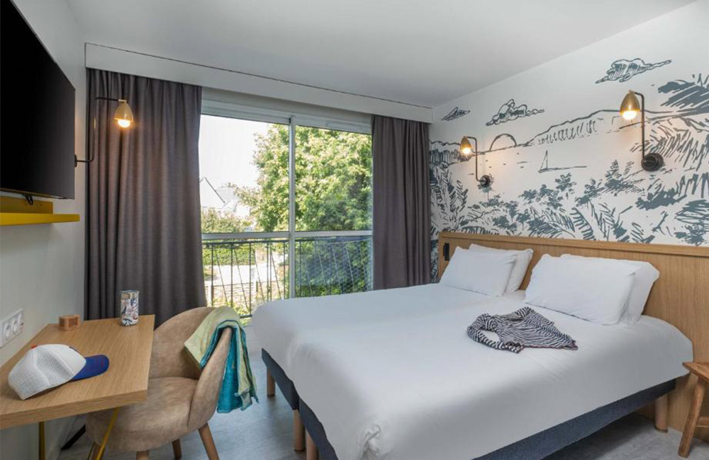 Gemütlich eingerichtetes Doppelzimmer